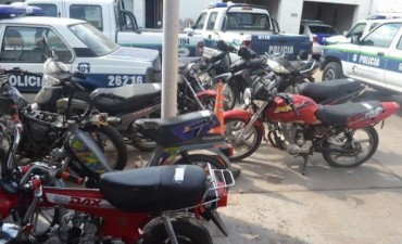 MAS MOTOS SECUESTRADAS EN INTENSOS OPERATIVOS DE CONTROL DE TRANSITO