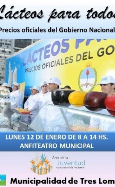 LLEGA EL CAMIÓN DE LACTEOS PARA TODOS