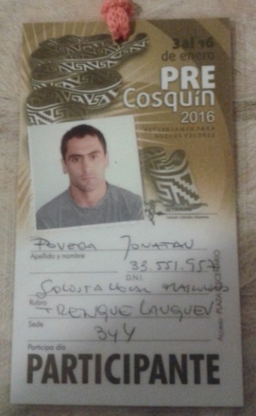 JONY POVEDA CANTO EN COSQUIN. DIJO QUE 