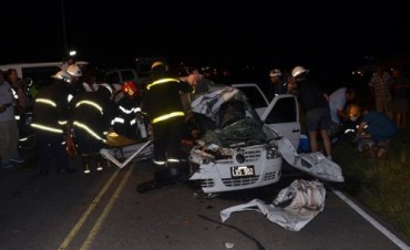 FAMILIA DE CASBAS SE ACCIDENTO EN EL CRUCE DE RUTAS 85 Y 51