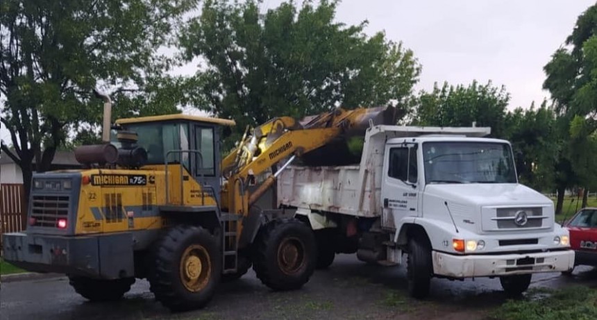 ASISTENCIA A LOS SECTORES DAMNIFICADOS POR LA TORMENTA