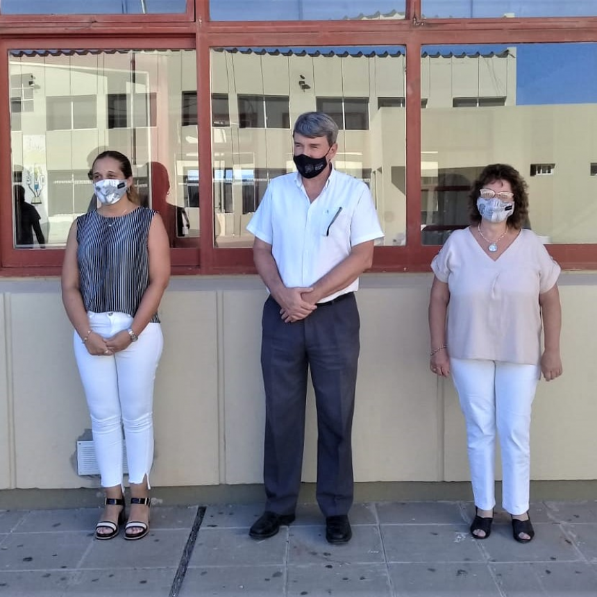 EL DIRECTOR PROVINCIAL DE EDUCACIÓN TÉCNICO PROFESIONAL VISITÓ TRES LOMAS