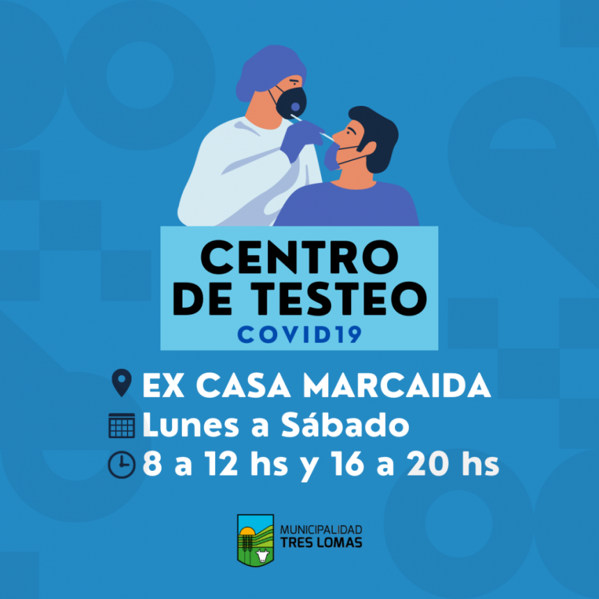 CENTRO DE TESTEO EN LA EX CASA MARCAIDA