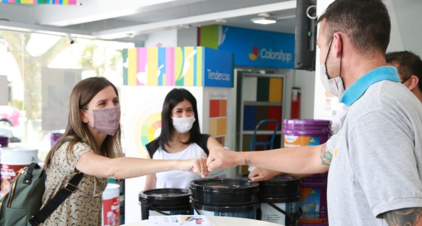 RAVERTA REALIZÓ UNA RECORRIDA POR COMERCIOS ADHERIDOS A BENEFICIOS ANSES