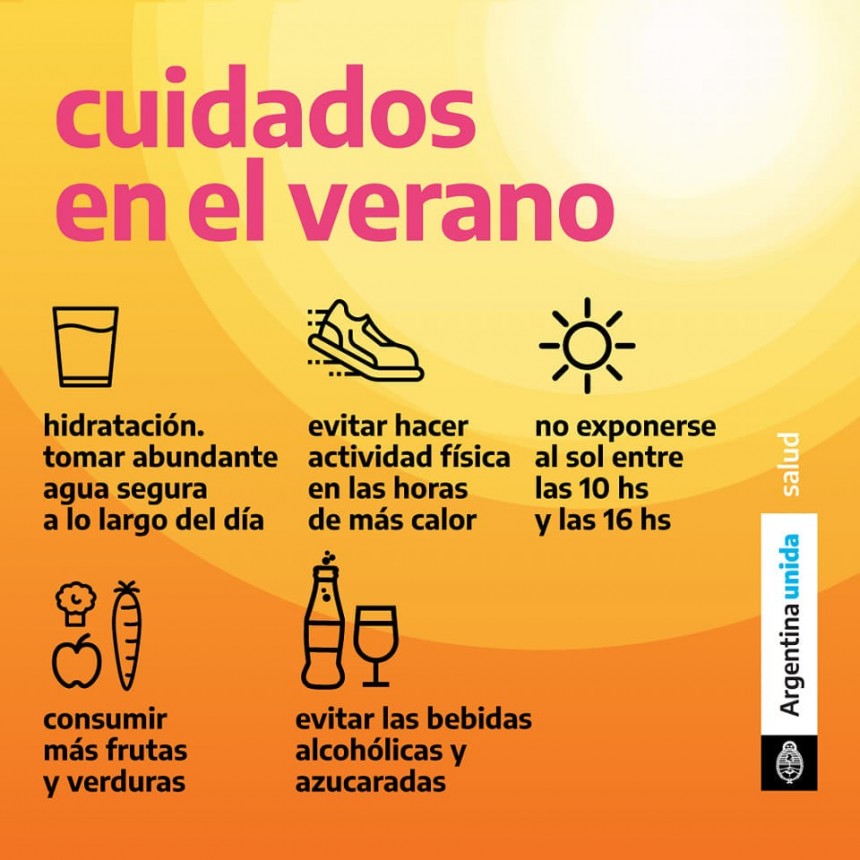CUIDADOS PARA LAS ALTAS TEMPERATURAS