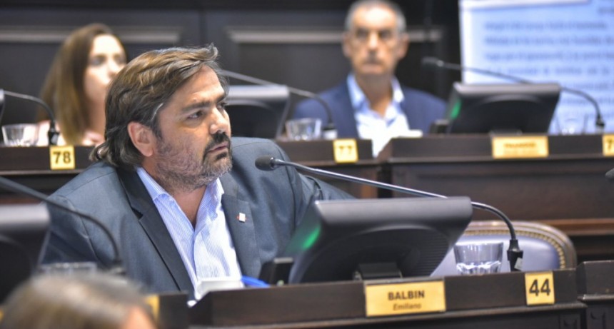 EL DIPUTADO EMILIANO BALBIN FUE UNO DE LOS LEGISLADORES MAS LABORIOSOS DEL AÑO