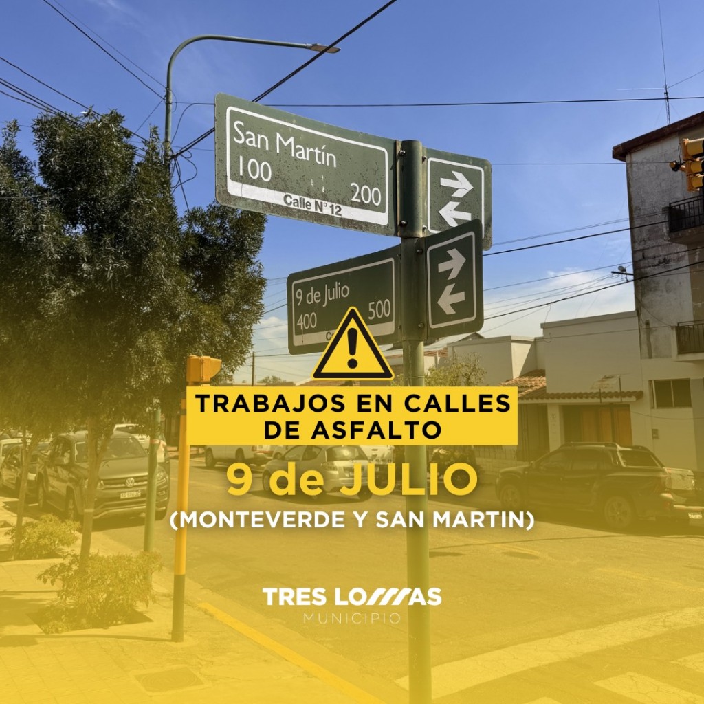 TRABAJOS EN CALLES DE ASFALTO