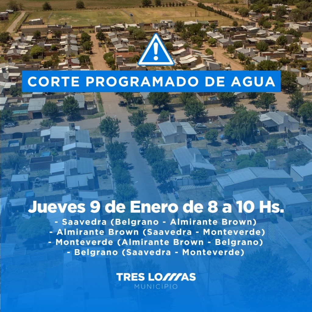 CORTE PROGRAMADO DE AGUA