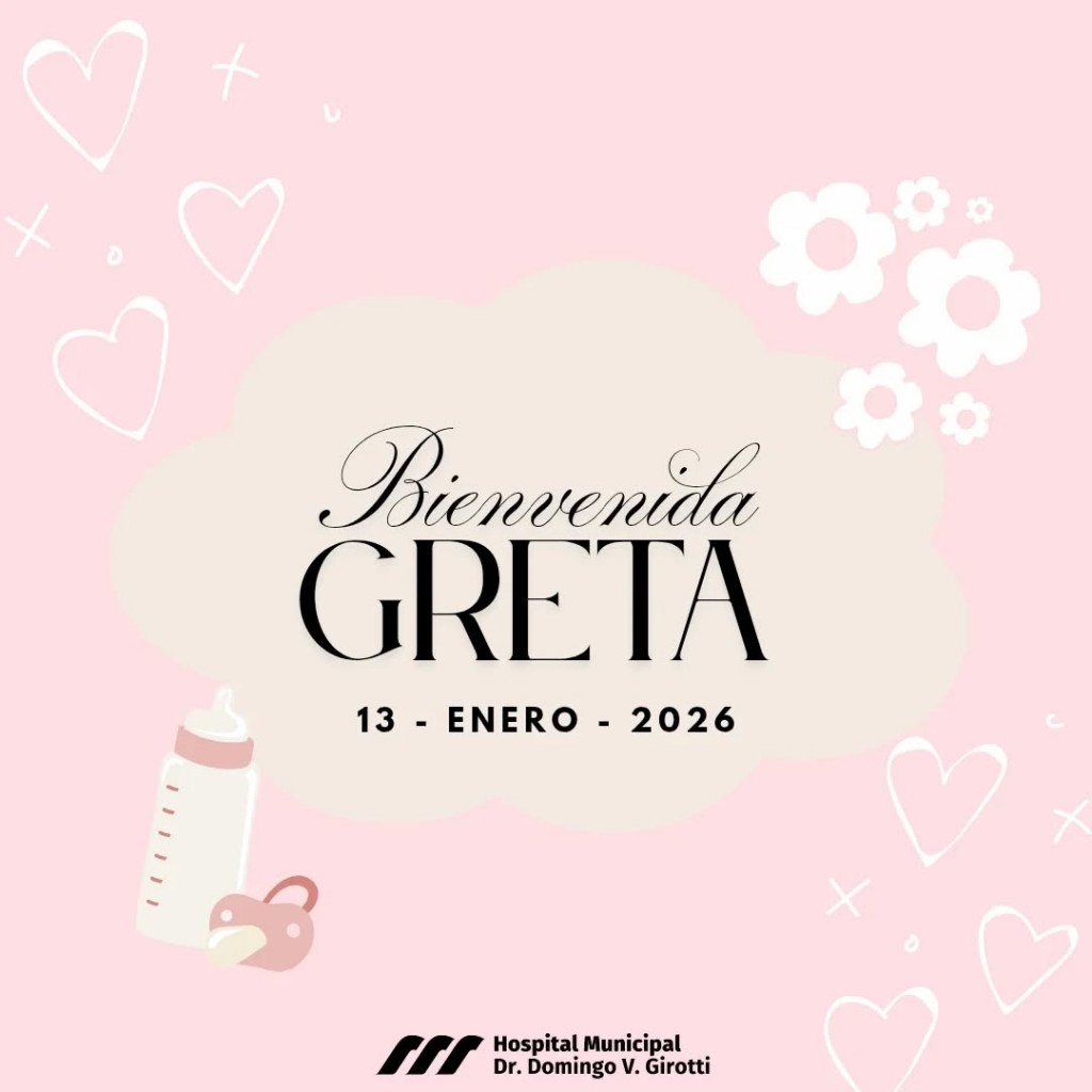 PRIMER NACIMIENTO DEL AÑO EN EL HOSPITAL MUNICIPAL DR. DOMINGO V. GIROTTI