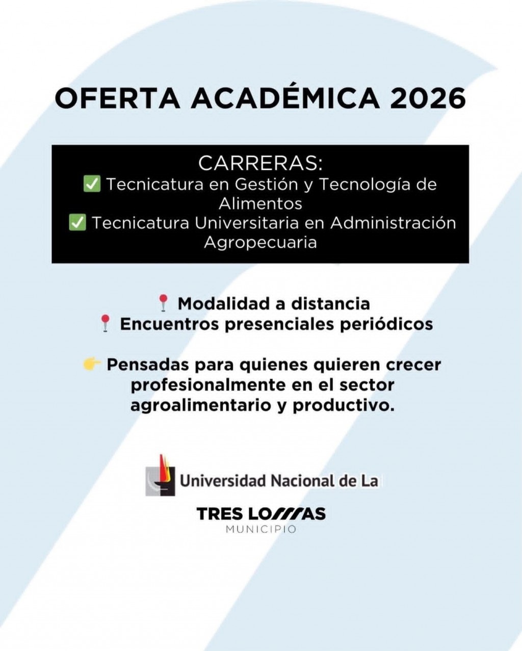 ESTUDIÁ EN TRES LOMAS: INSCRIPCIONES ABIERTAS