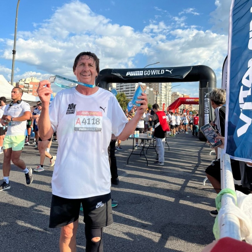 JORGE VERBURG CORRIO 10 KM. EN MAR DEL PLATA