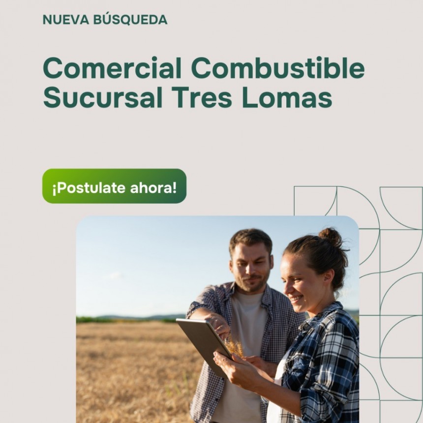 FEDEA BUSCA COMERCIAL MAYORISTA DE COMBUSTIBLES PARA TRES LOMAS