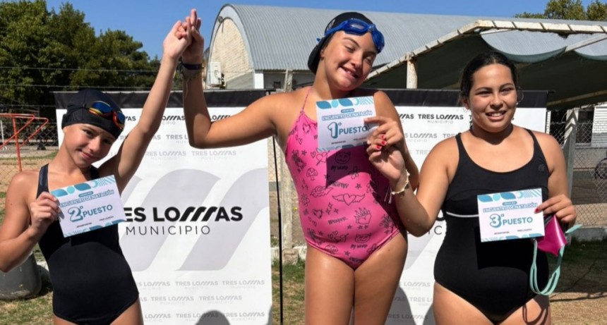 TRES LOMAS FUE SEDE DE LA ÚLTIMA FECHA DEL TORNEO DE NATACIÓN 6 CIUDADES