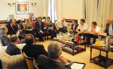 LOS INTENDENTES DE GUAMINI Y TRES LOMAS SE REUNIERON CON SCIOLI