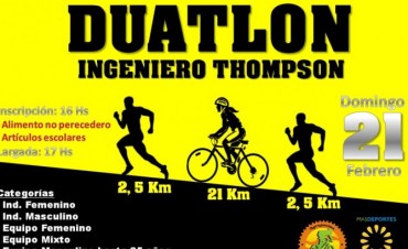 SE REALIZA EL PRIMER DUATLON DE LA HISTORIA DE LA LOCALIDAD
