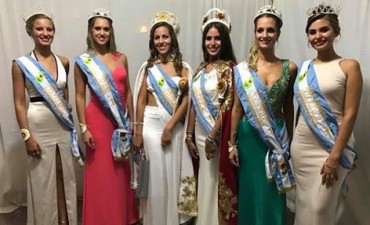 MICAELA ALONSO FUE ELECTA COMO MISS ELEGANCIA EN LA FIESTA NACIONAL DEL GIRASOL