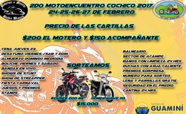 BETO MONTERO HABLO DEL 2º MOTOENCUENTRO COCHICO 2017