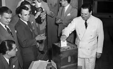 EL PARTIDO JUSTICIALISTA RECUERDA EL ANIVERSARIO DE LAS PRIMERAS ELECCIONES GANADAS POR JUAN DOMINGO PERON