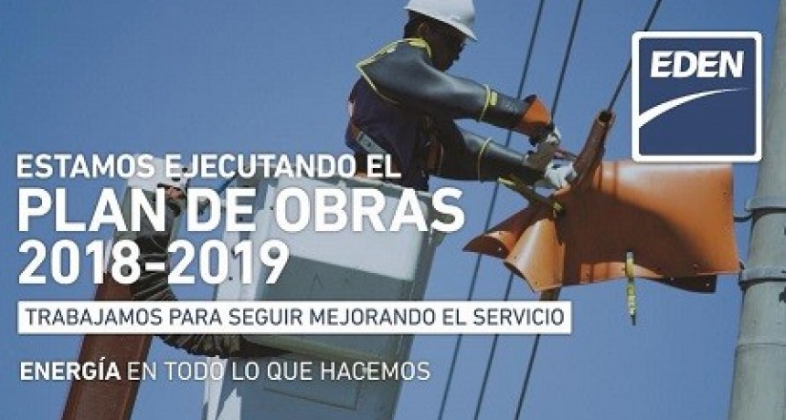 EDEN CONSTRUIRA NUEVA LINEA QUE BENEFICIARA A PELLEGRINI Y TRES LOMAS