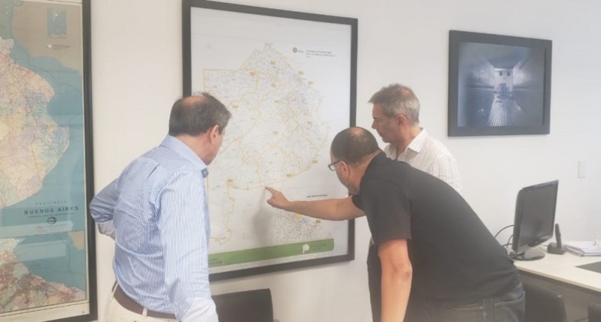 PABLO GARATE SE REUNIÓ CON EL SUBSECRETARIO DE TRANSPORTE PROVINCIAL