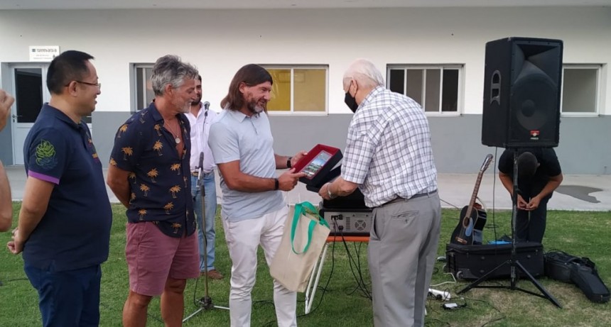 ALVAREZ EN LA INAUGURACIÓN DEL FRIGORÍFICO