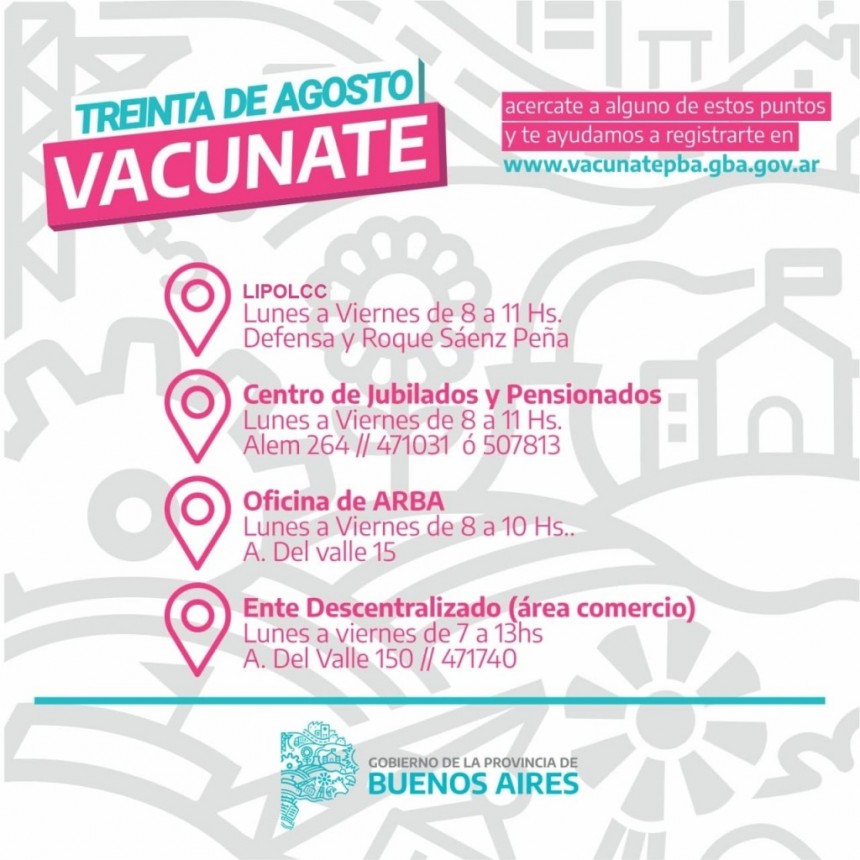 SE COMENZÓ A REALIZAR LA INSCRIPCIÓN DE TODOS LOS INTERESADOS EN RECIBIR LA VACUNA CONTRA EL COVID-19