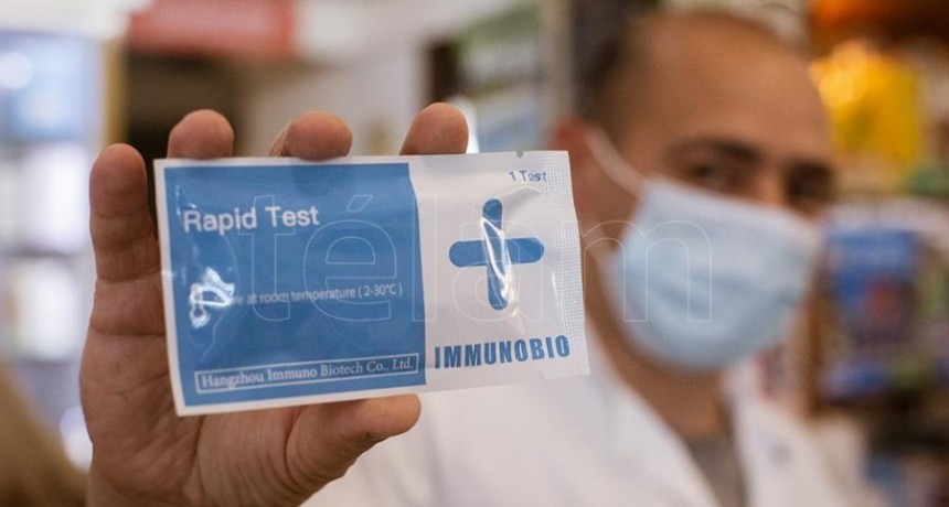 LLEGARON A LAS FARMACIAS LOS AUTOTEST A $1.650
