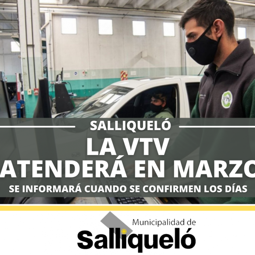 LA VTV ATENDERÁ EN SALLIQUELÓ EN MARZO