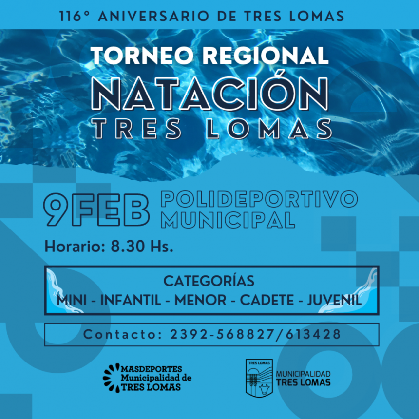 TORNEO REGIONAL DE NATACIÓN EN TRES LOMAS