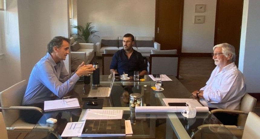 EL INTENDENTE CARRERA VISITÓ EL MINISTERIO DE OBRAS PÚBLICAS DE LA NACIÓN