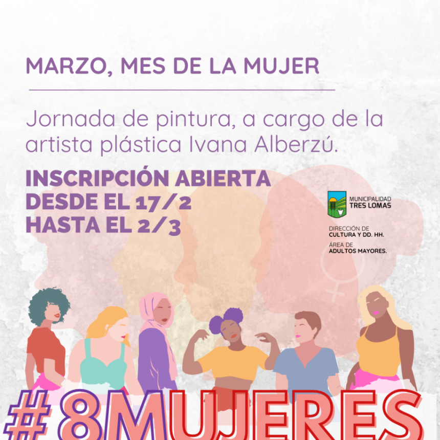 JORNADA DE PINTURA EN ADHESIÓN AL “MES DE LA MUJER”