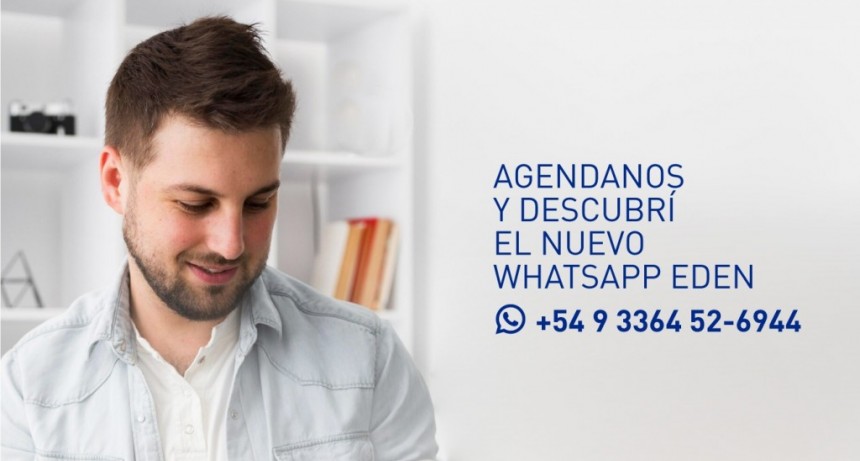 EDEN PRESENTA SU NUEVO WHATSAPP