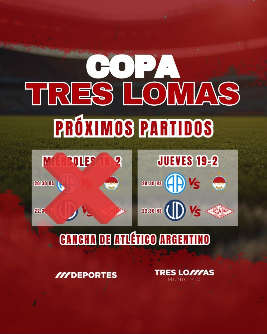 Se juega la segunda fecha de la Copa Aniversario Tres Lomas