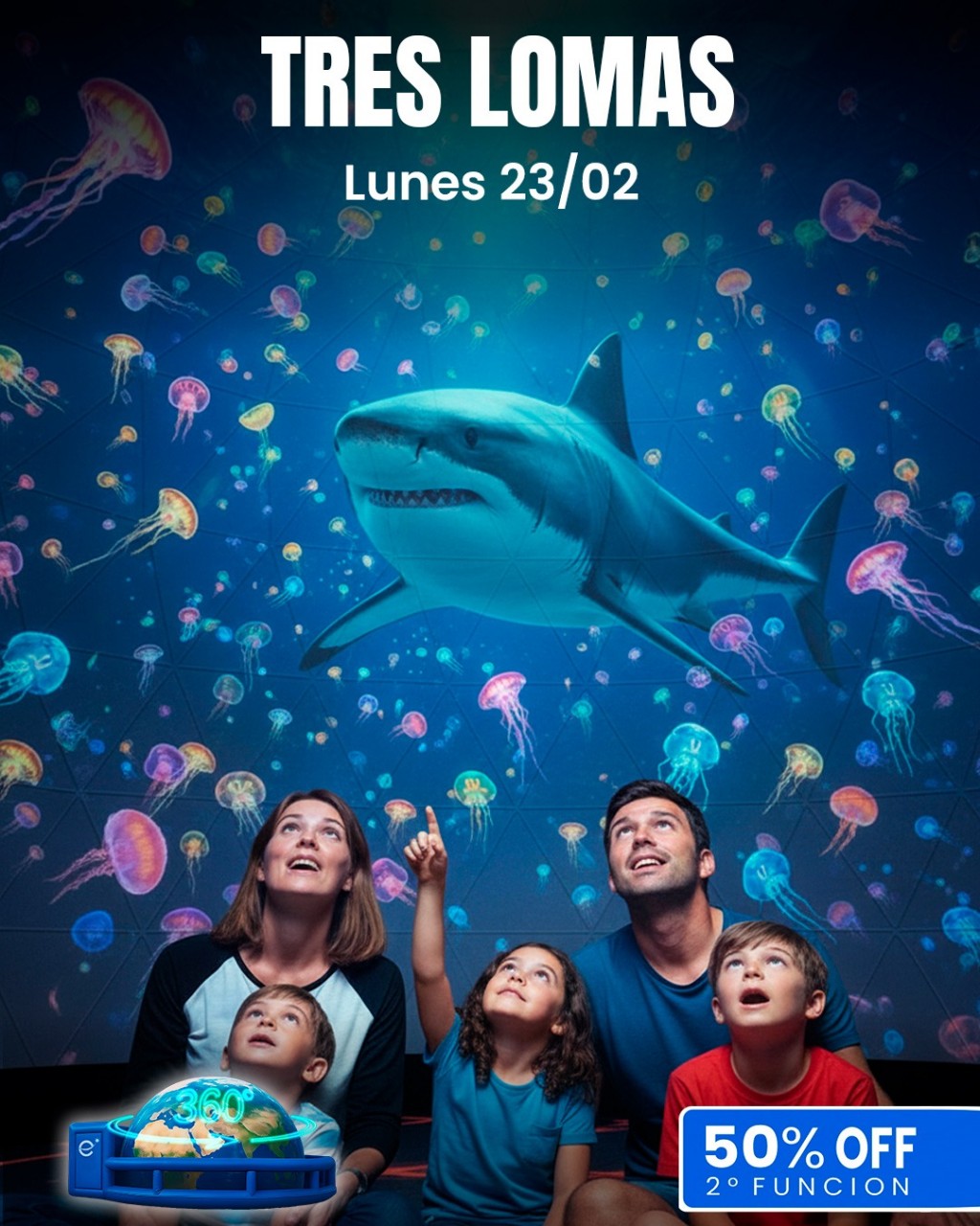 Dinosaurios, Aventuras Submarinas y Misión espacial el próximo lunes en Tres Lomas