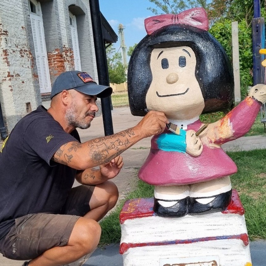 TETE CITTERIO RESTAURÓ LA IMAGEN DE MAFALDA