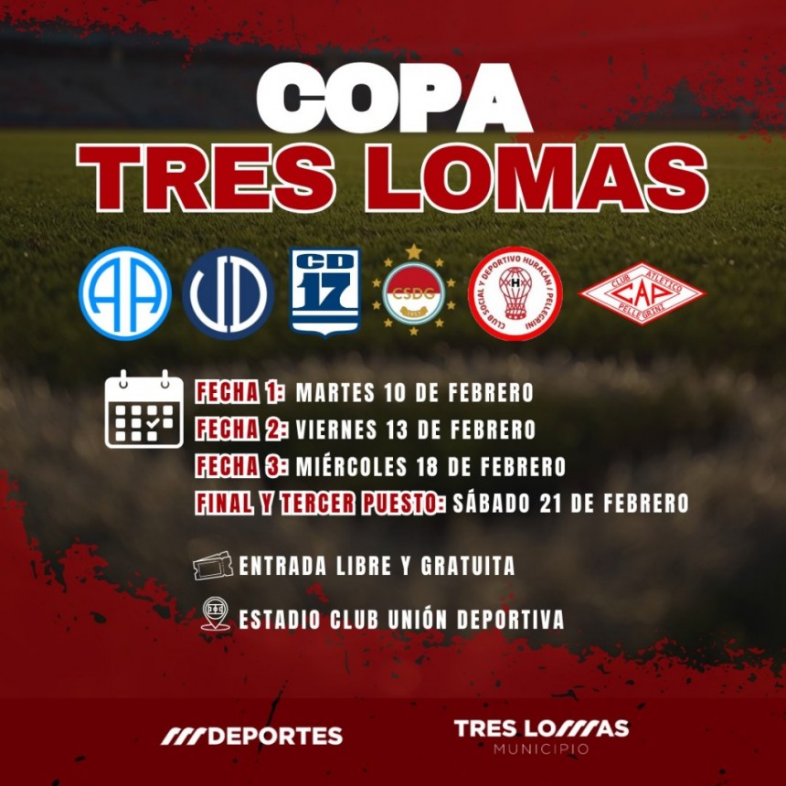 SE REALIZA UNA NUEVA EDICIÓN DE LA “COPA TRES LOMAS”