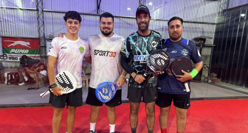 Se juega un importante torneo de Pádel 