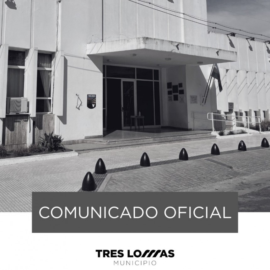 Comunicado oficial sobre el accidente