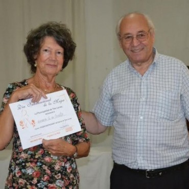 SUSANA GOMEZ DE CUESTA FUE ELEGIDA COMO MUJER DESTACADA  DEL DISTRITO