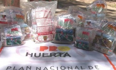 ENTREGAN SEMILLAS DEL PRO HUERTA