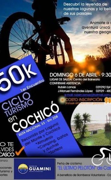 LLEGA EL CICLOTURISMO A COCHICÓ