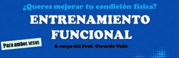 COMENZARON LAS CLASES DE ENTRENAMIENTO FUNCIONAL
