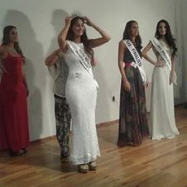 CANDELA CAVALLERO FUE LA GANADORA DE MISS MUNDO TRENQUE LAUQUEN Y PASO A LA SIGUIENTE RONDA