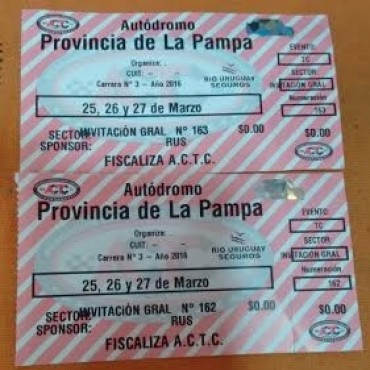 SORTEAMOS 2 ENTRADAS PARA EL TURISMO DE CARRETERA