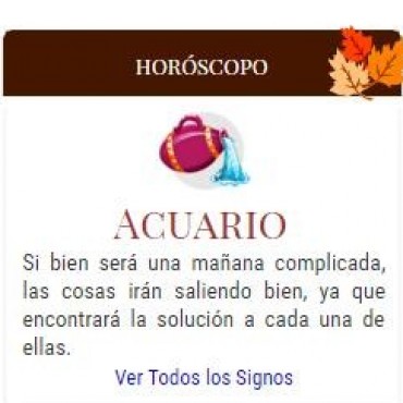 SUMAMOS EL HOROSCOPO A ESTE PORTAL INFORMATIVO