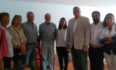 EL SENADOR HORACIO LOPEZ VISITO LA CASA RADICAL Y EL CUARTEL DE BOMBEROS VOLUNTARIOS
