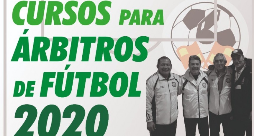 CURSOS PARA ÁRBITROS DE FÚTBOL 2020
