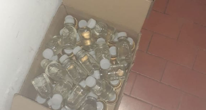 BROMATOLOGÍA SECUESTRÓ GEL BACTERICIDA