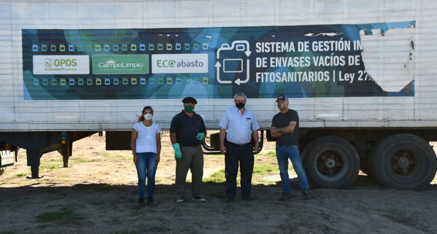 SE RETIRARON LOS PRIMEROS 2380 ENVASES VACÍOS DE FITOSANITARIOS