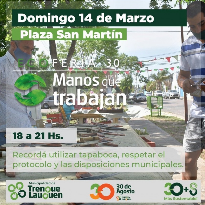 ESTE DOMINGO 14 HABRÁ UNA NUEVA ECOFERIA 